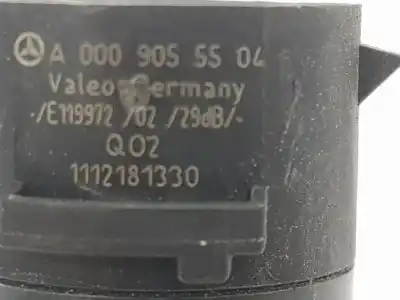 Second-hand car spare part parking sensor for mercedes-benz clase a (bm 177) 1.5 cdi cat 116 cv / 85 kw oem iam references a0009055504