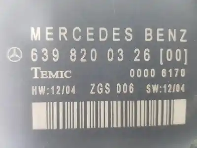 Tweedehands auto-onderdeel elektronische module voor clase c vito basic, combi 2.1 cdi oem iam-referenties a6398200326  a6398200326