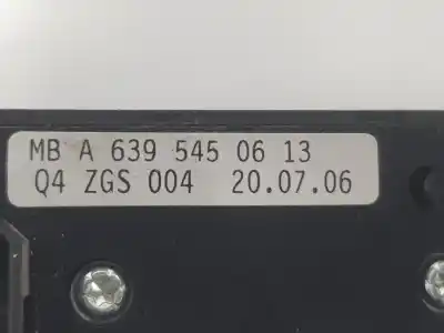 Gebrauchtes Autoersatzteil fensterschalter vorne rechts zum clase c vito basic, combi 2.1 cdi oem-iam-referenzen a6395450613