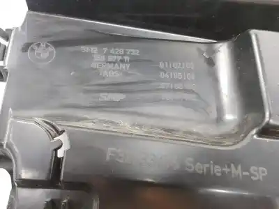 Second-hand car spare part rear bumper reinforcement for bmw serie 4 coupe (f32) 430d m sport oem iam references 51127428732  7428732