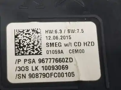 Автозапчастина б/у многофункційне управління для peugeot 308 sw ii (lc_, lj_, lr_, lx_, l4_) 1.6 bluehdi 100 посилання на oem iam 96777660zd  96777660zd