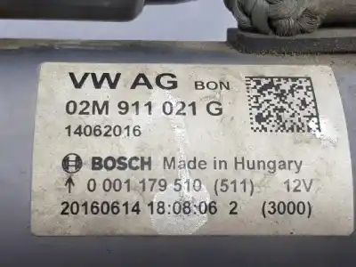 Автозапчастина б/у двигун запускається для skoda fabia 1.0 mpi посилання на oem iam 02m911021g  02m911021g