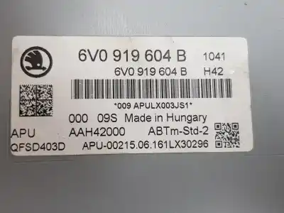 Автозапчасти б/у многофункциональный дисплей за skoda fabia 1.0 mpi ссылки oem iam 6v0919604b  6v0919604b