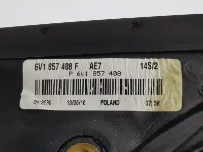 Автозапчасти б/у левое зеркало за skoda fabia 1.0 mpi ссылки oem iam 6v1857408f  6v1857508c