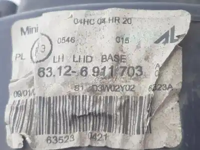 Автозапчастина б/у ліва фара для mini mini (r50, r53) cooper посилання на oem iam 63126911703  63126911703
