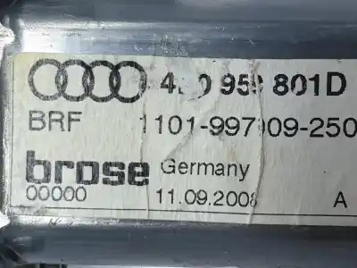 Gebrauchtes Autoersatzteil vorderer linker fenstermotor zum audi a6 avant 3.0 v6 24v tdi oem-iam-referenzen 4f0959801d  4f0959801d