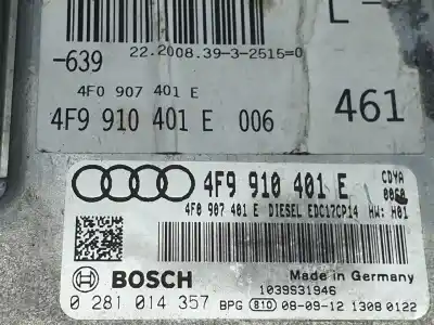 Автозапчастина б/у ебу контролер двигуна для audi a6 c6 avant (4f5) 3.0 tdi quattro посилання на oem iam 4f9910401e  4f9910401e