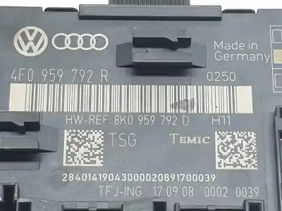 Автозапчастина б/у електронний модуль для audi a6 c6 avant (4f5) 3.0 tdi quattro посилання на oem iam 4f0959792r  4f0959792r