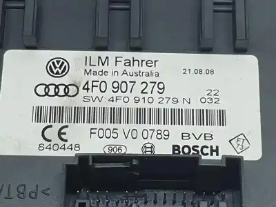Автозапчастина б/у електронний модуль для audi a6 c6 avant (4f5) 3.0 tdi quattro посилання на oem iam 4f0907279  4f0907279