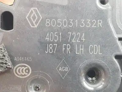 Автозапчастина б/у замок передніх дверей лівий для renault captur i (j5_, h5_) 1.3 tce 130 (j5nj j5ne) посилання на oem iam 805031332r  805031332r