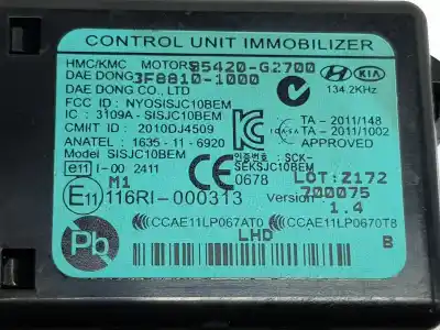 Pezzo di ricambio per auto di seconda mano modulo elettronico per hyundai i30 1.0 tgdi riferimenti oem iam 95420g2700 95420g2700 