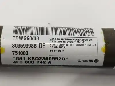 Автозапчастина б/у передня права подушка безпеки для audi a6 c6 avant (4f5) 3.0 tdi quattro посилання на oem iam 4f9880742a  4f9880742a