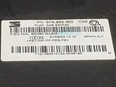 Peça sobressalente para automóvel em segunda mão chapeleira por cupra leon 1.5 16v tsi act referências oem iam 5fa863463  5fa863463a