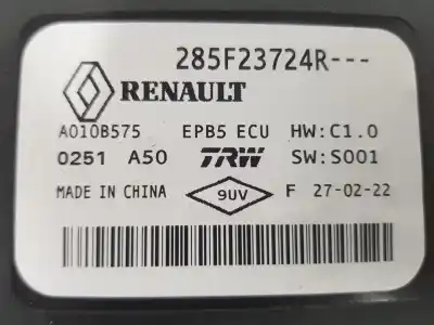 Second-hand car spare part electronic module for renault arkana 1.6 tce oem iam references 285f23724r  285f23724r