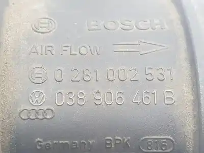 Автозапчастина б/у витратомір повітря для volkswagen caddy ka/kb 2.0 sdi посилання на oem iam 038906461b