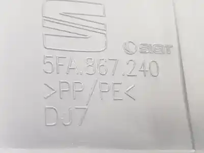 Peça sobressalente para automóvel em segunda mão moldagem por cupra leon 1.5 16v tsi act referências oem iam 5fa867240  5fa867240