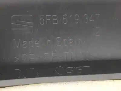 Peça sobressalente para automóvel em segunda mão moldagem por cupra leon 1.5 16v tsi act referências oem iam 5fb819347  5fb819347