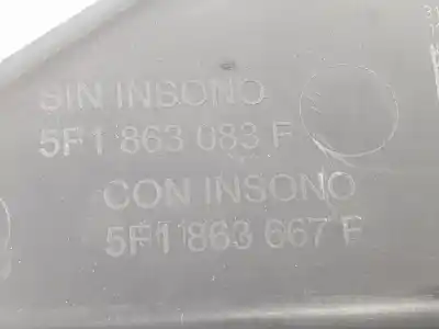 Peça sobressalente para automóvel em segunda mão moldagem por cupra leon 1.5 16v tsi act referências oem iam 5f1863667f  5f1863667f