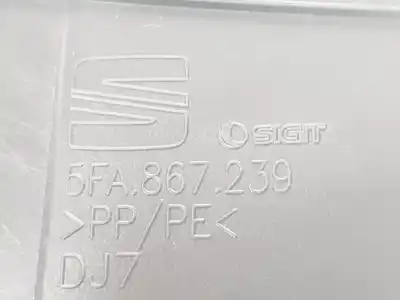 Peça sobressalente para automóvel em segunda mão moldagem por cupra leon 1.5 16v tsi act referências oem iam 5fa867239  5fa867239