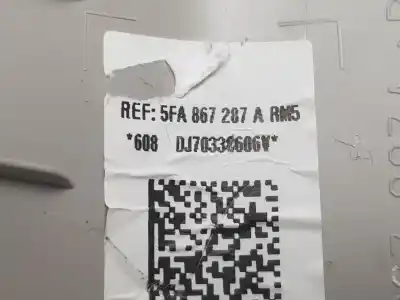 Peça sobressalente para automóvel em segunda mão moldagem por cupra leon 1.5 16v tsi act referências oem iam 5fa867287a  5fa867287a