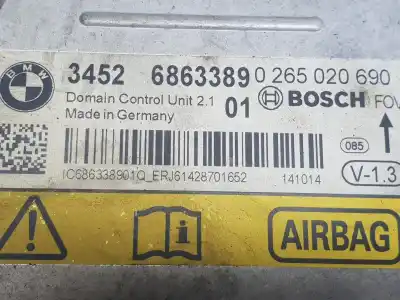 Piesă de schimb auto la mâna a doua unitate de control airbag pentru bmw serie 1 berlina 5p (f20) 2.0 116d referințe oem iam 34526863389  34526863389