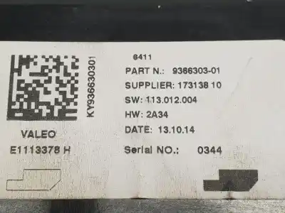 Автозапчастина б/у електронний модуль для bmw serie 1 berlina 5p (f20) 2.0 116d посилання на oem iam 64119366303  64119366303