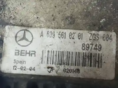 Second-hand car spare part intercooler for clase c vito basic, combi 2.1 cdi oem iam references a6395010201  a6395010201