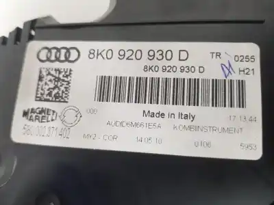 Peça sobressalente para automóvel em segunda mão quadrante por audi a4 berlina 2.0 16v tdi clean diesel referências oem iam 8k0920930d  8k0920930d