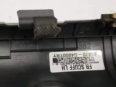 Peça sobressalente para automóvel em segunda mão moldagem por hyundai i30 2.0 tgdi referências oem iam 85870g4000