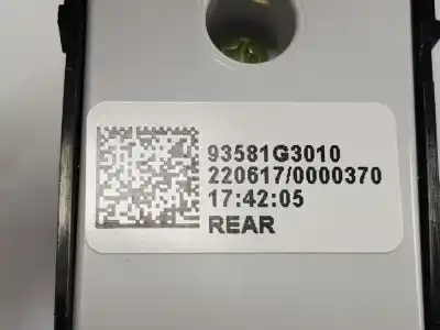 Second-hand car spare part rear left power window switch for hyundai i30 (pde, pd, pden) 1.5 oem iam references 93581g3010  93581g3010