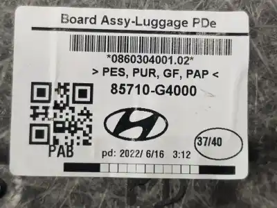Автозапчастина б/у оббівка багажника для hyundai i30 (pde, pd, pden) 1.5 посилання на oem iam 85710g4000  85710g4000