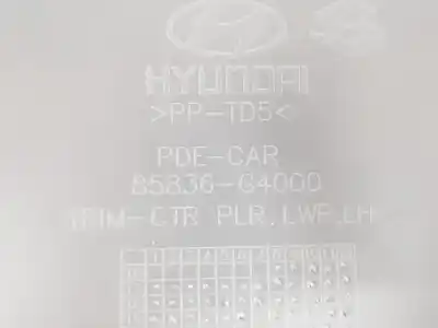 Автозапчастина б/у молдинг для hyundai i30 (pde, pd, pden) 1.5 посилання на oem iam 85836g4000  85836g4000