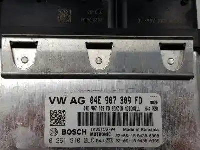 Second-hand car spare part ecu engine control for seat ibiza 1.6l oem iam references 04e907309fd  04e907309fd