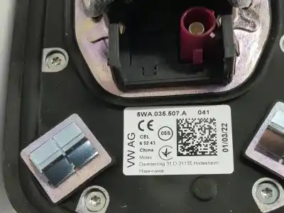 Автозапчастина б/у антена для cupra leon 1.4 tsi híbrido посилання на oem iam 5wa035507a  5wa035507a