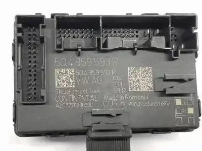 Second-hand car spare part electronic module for cupra leon 1.4 tsi híbrido oem iam references 5q4959593p  5q4959593p
