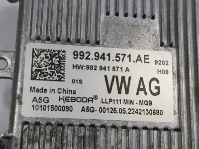 Second-hand car spare part xenon headlights control unit  for cupra leon 1.4 tsi híbrido oem iam references 992941571ae  992941571ae