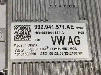Second-hand car spare part xenon headlights control unit  for cupra leon 1.4 tsi híbrido oem iam references 992941571ae  992941571ae