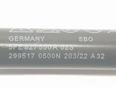 Second-hand car spare part tailgate gas strut for cupra leon 1.4 tsi híbrido oem iam references 5fe827550a  5fe827550a