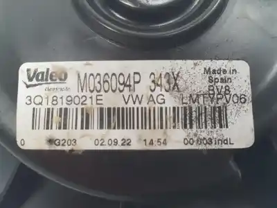 Second-hand car spare part heating fan for cupra leon 1.4 tsi híbrido oem iam references 5wb819021a  5wb819021a