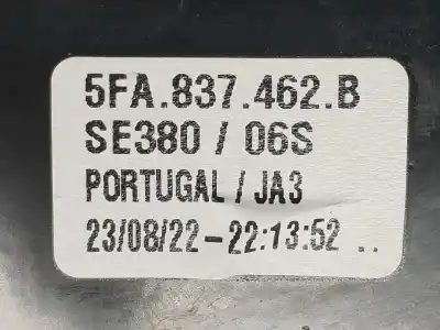 Second-hand car spare part passenger side right window regulator for cupra leon 1.4 tsi híbrido oem iam references 5fa837462b  5fa837462b