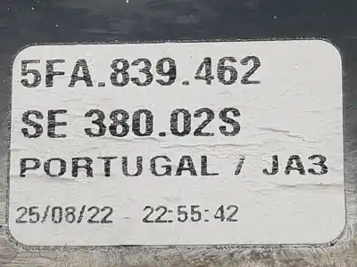 Second-hand car spare part rear right window regulator for cupra leon 1.4 tsi híbrido oem iam references 5fa839462  5fa839462