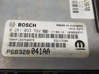 Second-hand car spare part ecu engine control for jeep-viasa compass (mp, m6, mv, m7) 1.6 crd oem iam references 68328041aa  68328041aa
