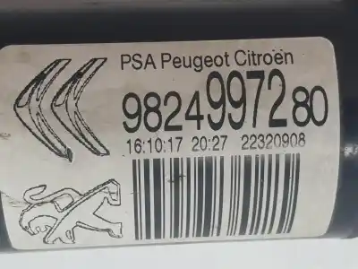 Peça sobressalente para automóvel em segunda mão amortecedor traseiro esquerdo por citroen c3 (s desde 09/2009) 1.2 12v referências oem iam 9824997280  9824997280