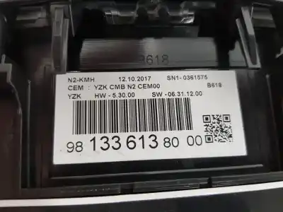 Автозапчасти б/у приборная доска за citroen c3 (s desde 09/2009) 1.2 12v ссылки oem iam 9813361380  9813361380