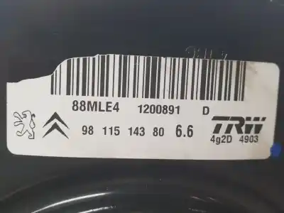 Автозапчасти б/у тормозной серво за citroen c3 (s desde 09/2009) 1.2 12v ссылки oem iam 1609894980  1609894980