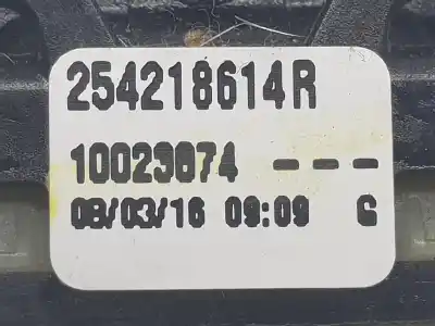 Second-hand car spare part right front power window switch for renault trafic furgón 1.6 dci diesel oem iam references 254218614r