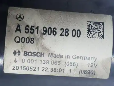 Автозапчасти б/у двигатель запускается за mercedes-benz clase c (w205) familiar 2.1 cdi cat ссылки oem iam a6519062800  a6519062800