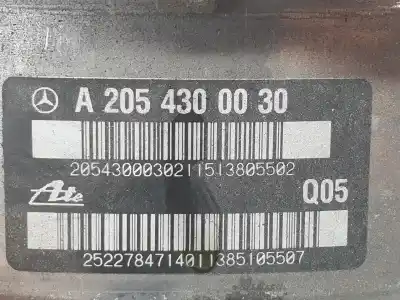Автозапчасти б/у тормозной серво за mercedes-benz clase c (w205) familiar 2.1 cdi cat ссылки oem iam a2054300430  a2054300430