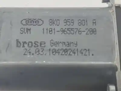Автозапчастина б/у двиг скла задне ліво для audi q7 3.0 v6 24v tdi clean diesel посилання на oem iam 8t0959801b  8t0959801b
