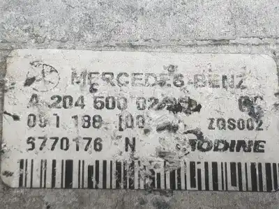 Second-hand car spare part intercooler for clase c clase c familiar 2.1 cdi oem iam references a2045000200  a2045000200